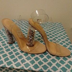 🛍👠💲Charlotte Russe Clear Heels Shoes